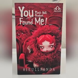 NEW Skullpanda You Found Me Plush Doll Pendant - Ghostie